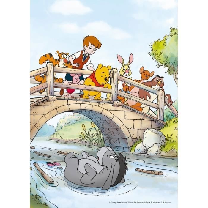 Puzzles Clementoni - Winnie l'Ourson - 2x20 pieces - Matériaux recyclés