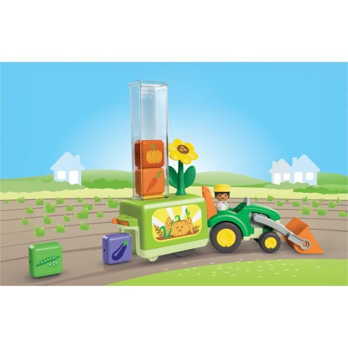 Image secondaire de Playmobil 71773 Tracteur avec planteuse, Playmobil junior, 11 pieces, Des 12 mois