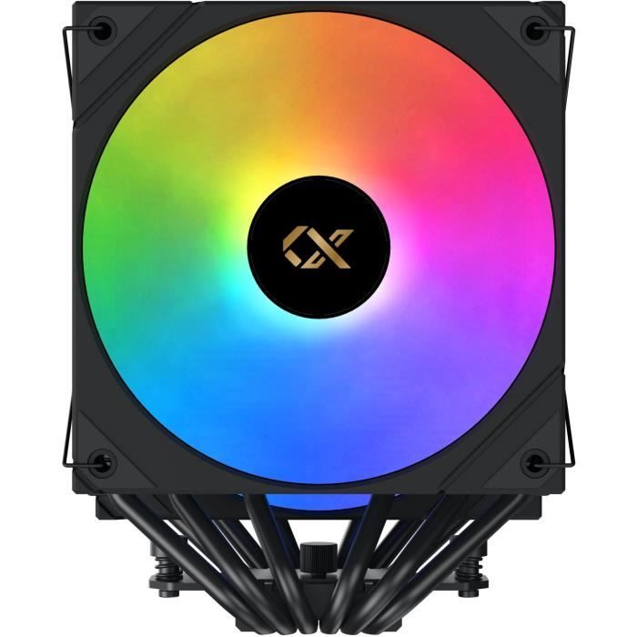 Image secondaire de Ventirad CPU - XIGMATEK AK6 Dual Digital - AMD AM5/AM4 - Ventilateur 2x 120 mm ARGB - Noir