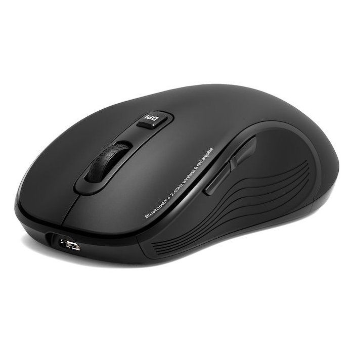 Image secondaire de Souris sans fil Bluetooth et 2.4 GHz - PORT Designs - Noir