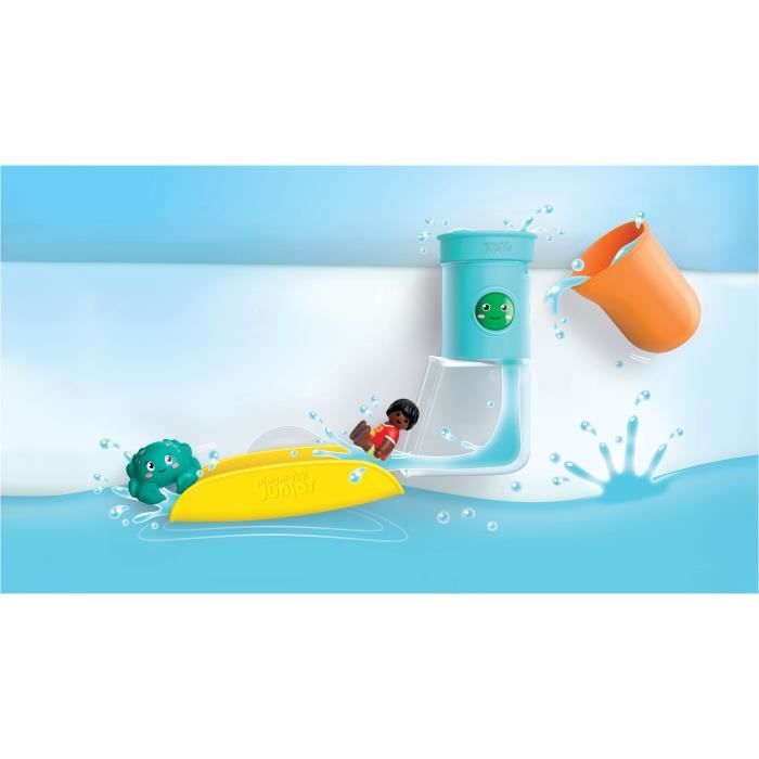 Image secondaire de Playmobil 71775 Toboggan avec réservoir d'eau , Playmobil junior aqua & tinti, 8 pieces, Des 12 mois
