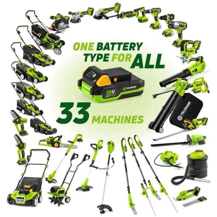 Image secondaire de Taille-haie sans fil - Fieldmann - FZN 70202-0