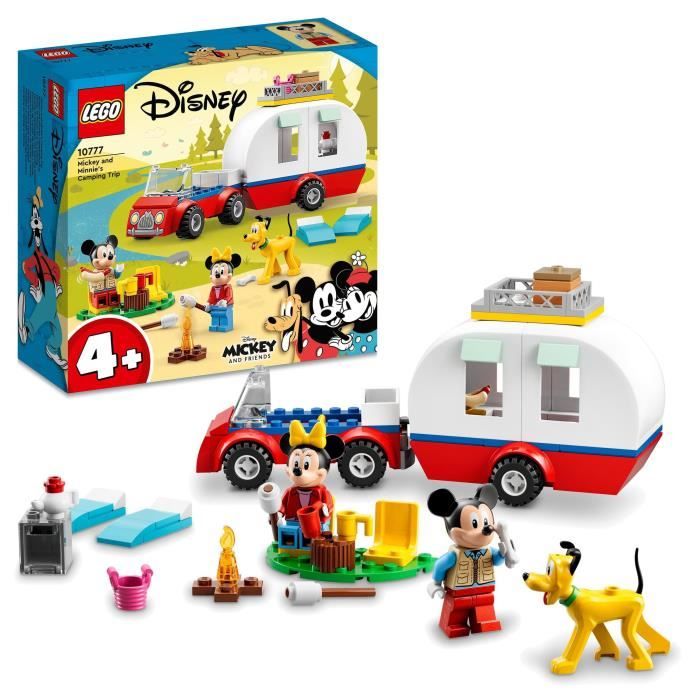 LEGO Disney Mickey et ses amis 10777 Mickey Mouse et Minnie Mouse Font du Camping, avec Pluto