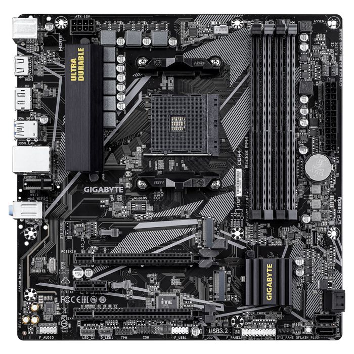 Image secondaire de Carte Mère GIGABYTE B550M DS3H R2 Micro-ATX AMD B550