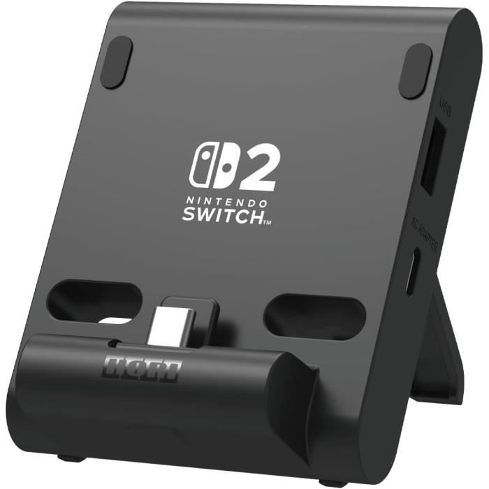 Supporto pieghevole PlayStand - HORI - Nintendo Switch 2 - Dispositivi USB - Nero