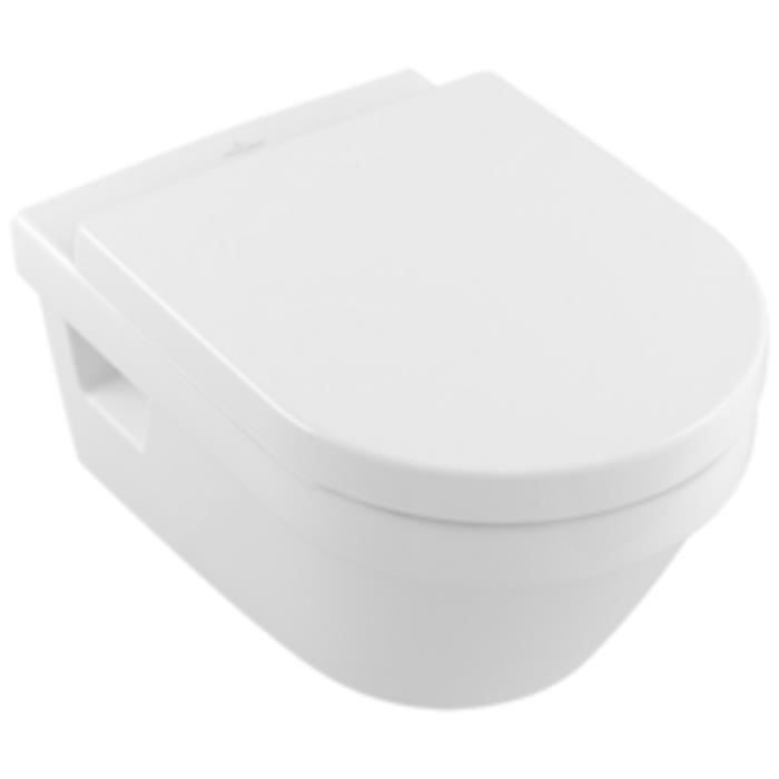 VILLEROY & BOCH - Pack WC Suspendu sans bride Achitectura + Abattant QuickRelease
