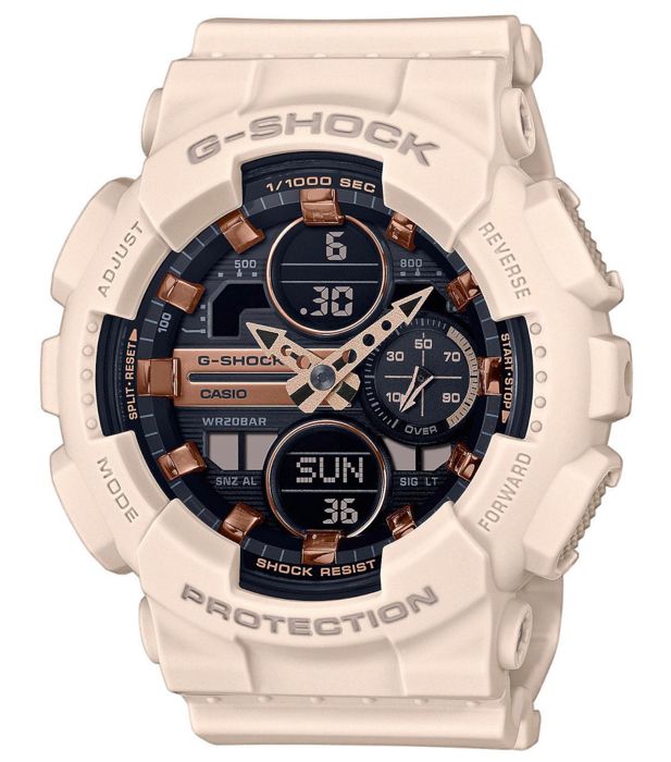 Watch - CASIO - G-Shock Classic Women's White - Chrono 1/1000th of a second - 5 alarms - Waterproof 20 bars