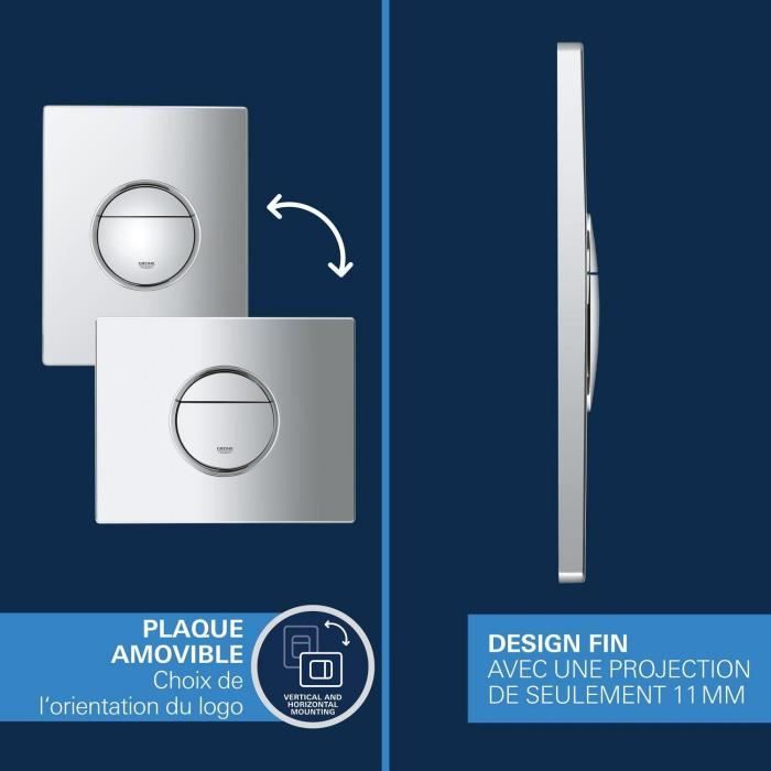 Image secondaire de Pack Bâti Support 5 en 1 GROHE - Toilettes Modernes avec Cuvette Céramique