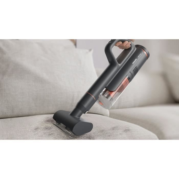 Image secondaire de Aspirateur Balai Laveur sans fil - PHILIPS XW6264/11 - 21,6 V - 450 ml - 2500 trs/min - Corail