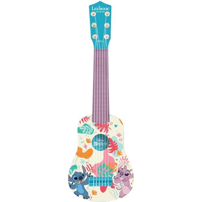 Lexibook - Ma Première Guitare Stitch - 53cm - Guide d'apprentissage inclus