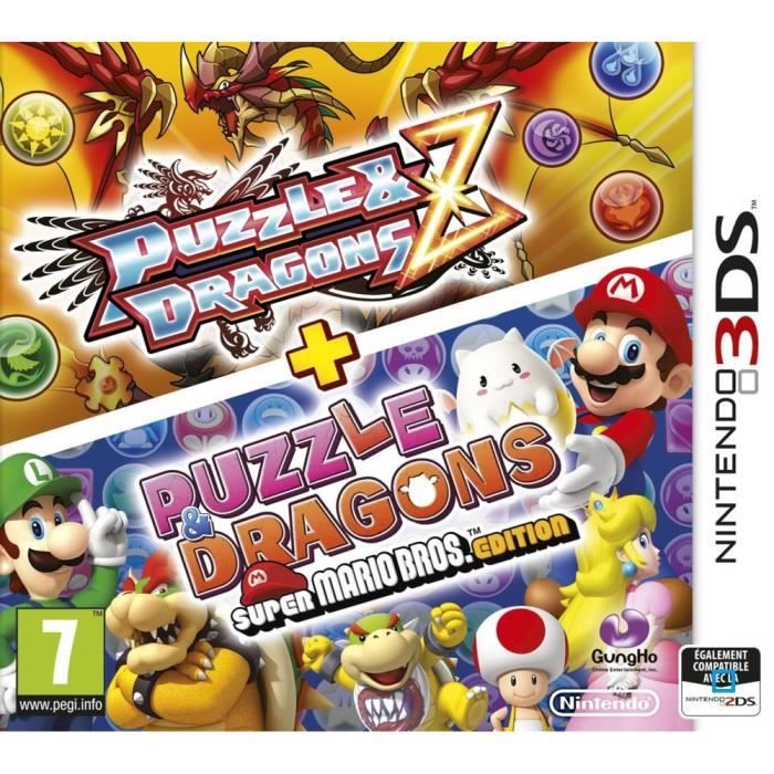 Puzzle & Dragons Z et Super Mario - Jeu Nintendo 3DS