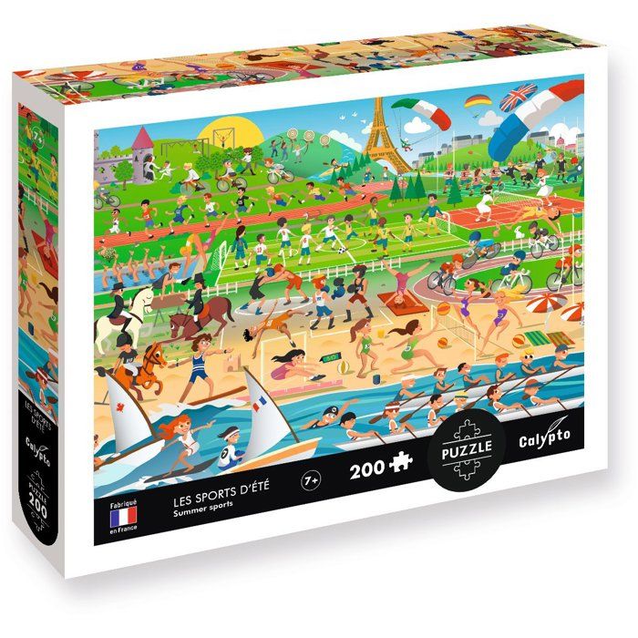 Puzzle Calypto - Les Sports d'Été - 200 pièces - SENTOSPHERE