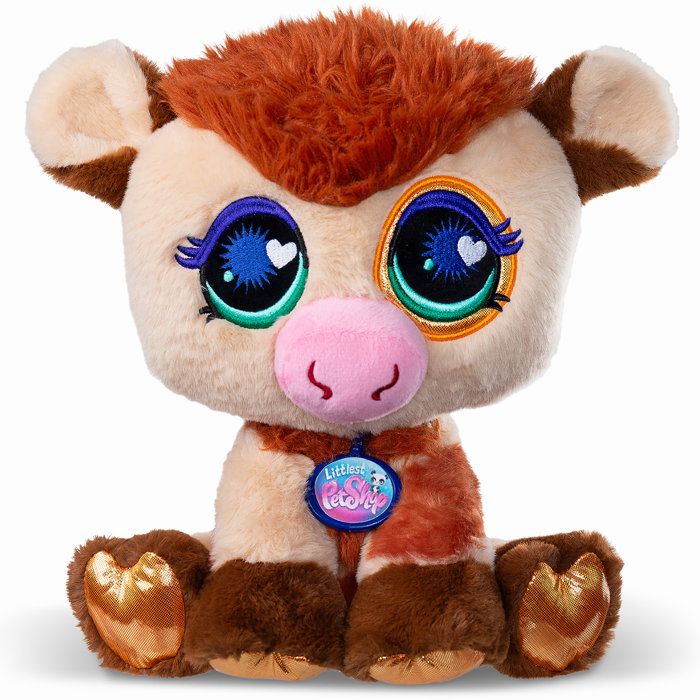 Peluche Deluxe Vache Littlest Pet Shop - 25 cm