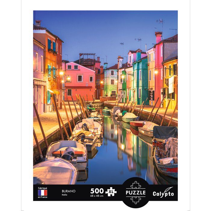 Image secondaire de Puzzle XL Burano Italie - 500 pièces - SENTOSPHERE