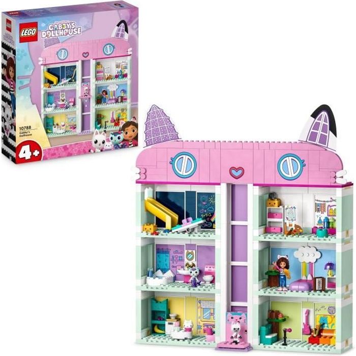 LEGO 10788 La Casa M�gica de Gabby, Casa de Mu�ecas de Juguete con Minifiguras