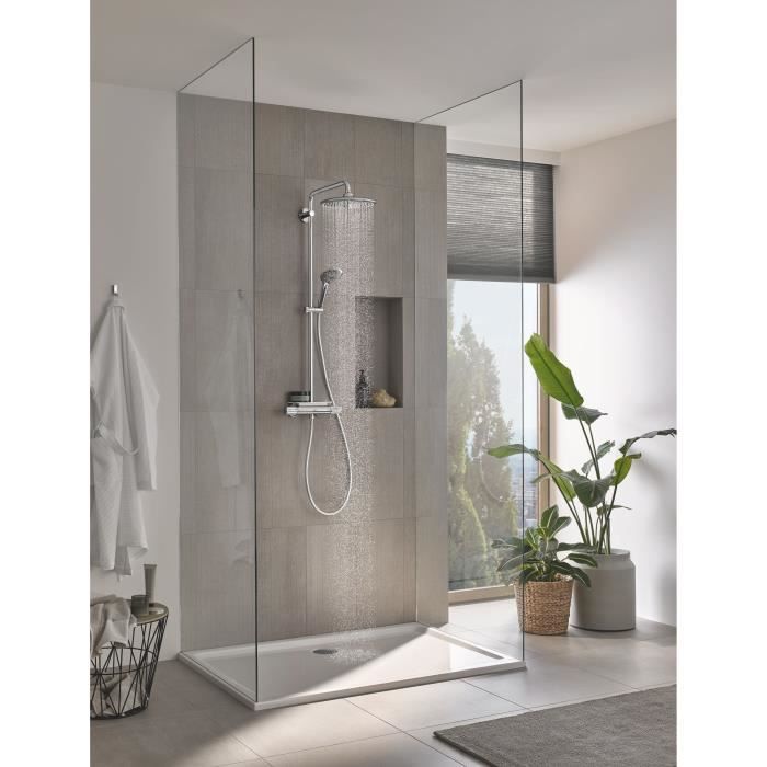Image secondaire de Colonne de Douche Mitigeur Thermostatique GROHE Vitalio Joy 260