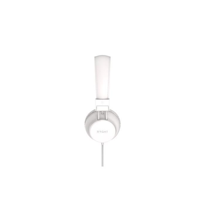 Image secondaire de Casque filaire - RYGHT - NIMA - Blanc nacré