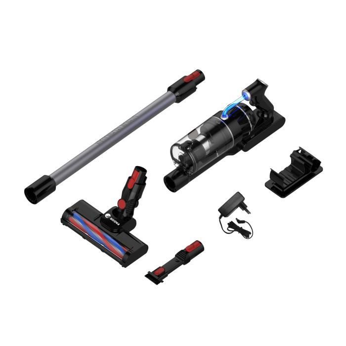 FAGOR FG2459 - Aspirateur Balai sans fil - Puissance : 300W - Autonomie : 47 min - Puissance d'aspiration : 23 kpa - 3 vitesses