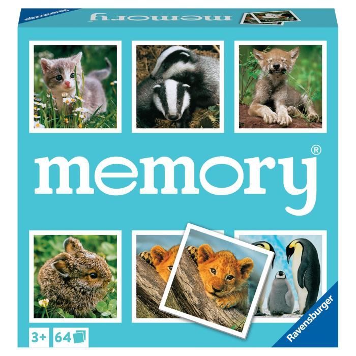 Grand memory - Theme : Petits Animaux -4005556208791 - Ravensburger