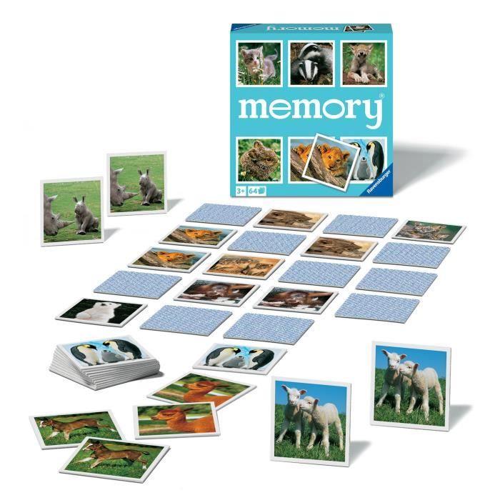 Grand memory - Theme : Petits Animaux -4005556208791 - Ravensburger