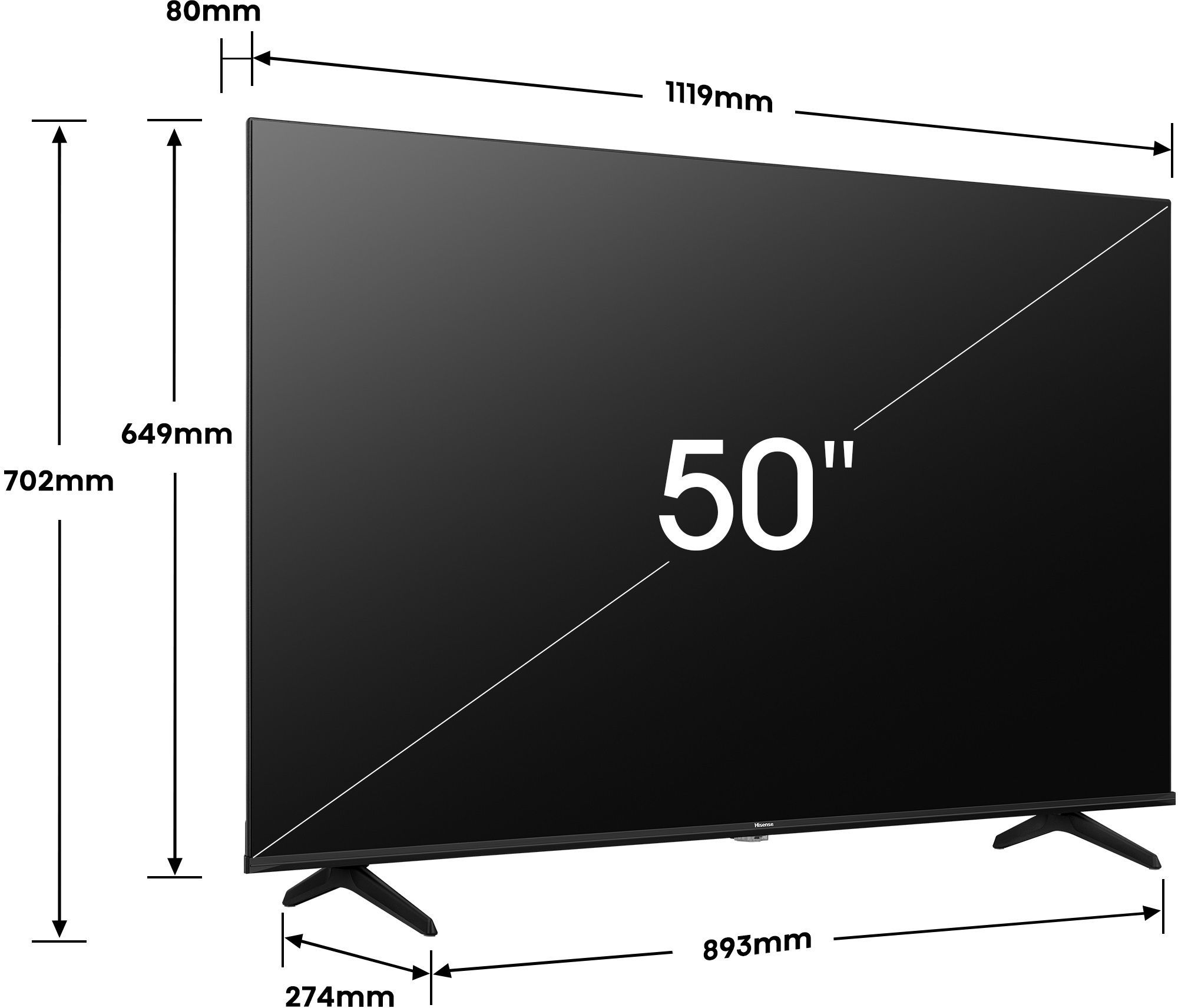 Image secondaire de Téléviseur QLED Hisense 50E7NQ 4K UHD 50 pouces