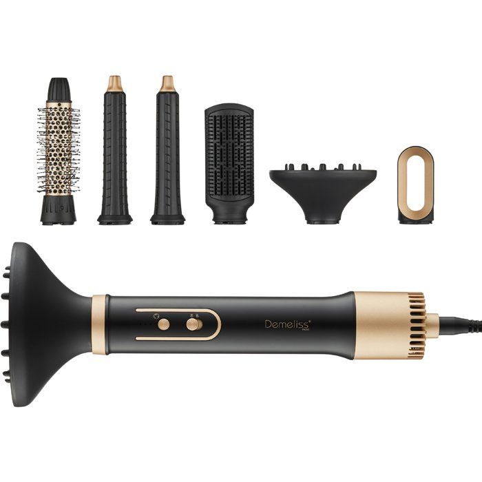 Image secondaire de Brosse Soufflante 5-en-1 SAINT ALGUE - Puissance 1000W - Noir et Or