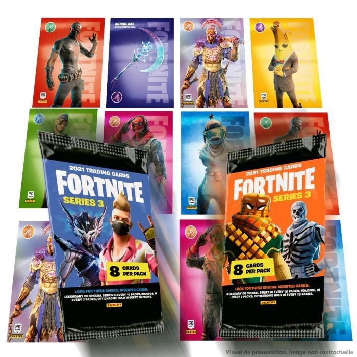 PANINI - Fortnite Serie 3 Trading Cards - Boite De 18 Pochettes