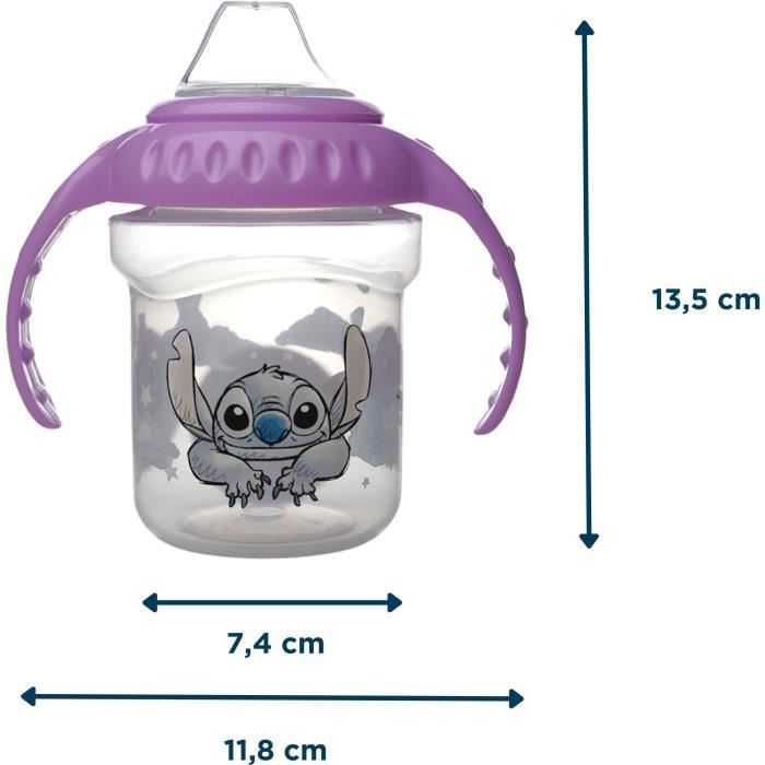 Image secondaire de Tasse a poignées - THERMOBABY - 250 ml - Bec silicone - Lilo & Stitch