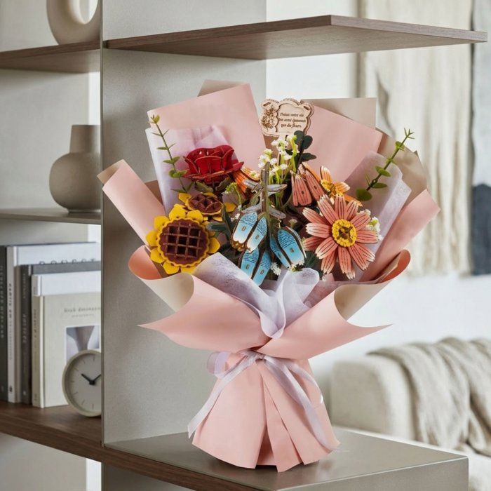 Image secondaire de Book Nook - Kit DIY Maquette 3D Serre Livre Bouquet Floral