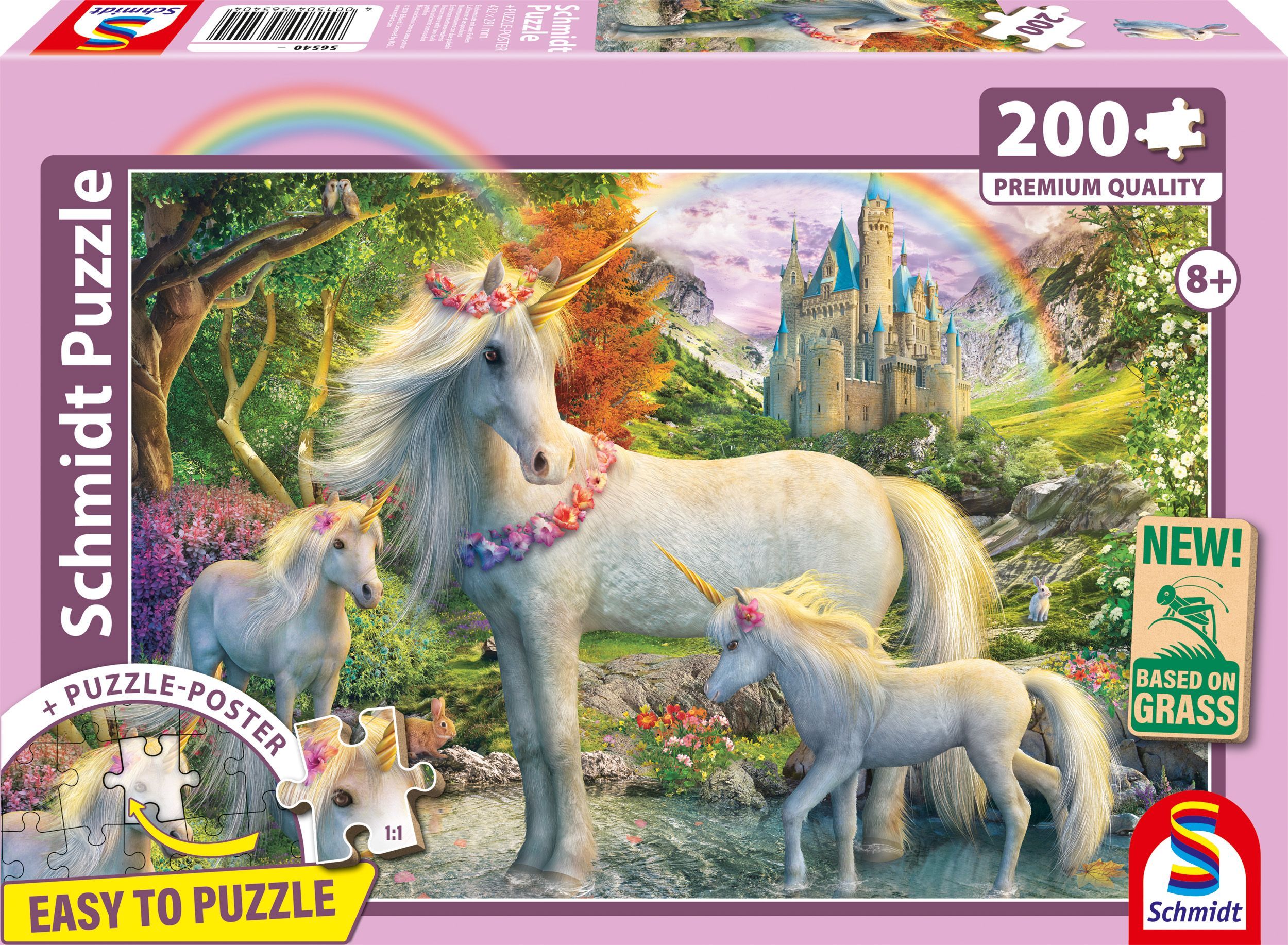 Puzzle La Licorne et Ses Poulains - 200 Pièces - Schmidt Spiele