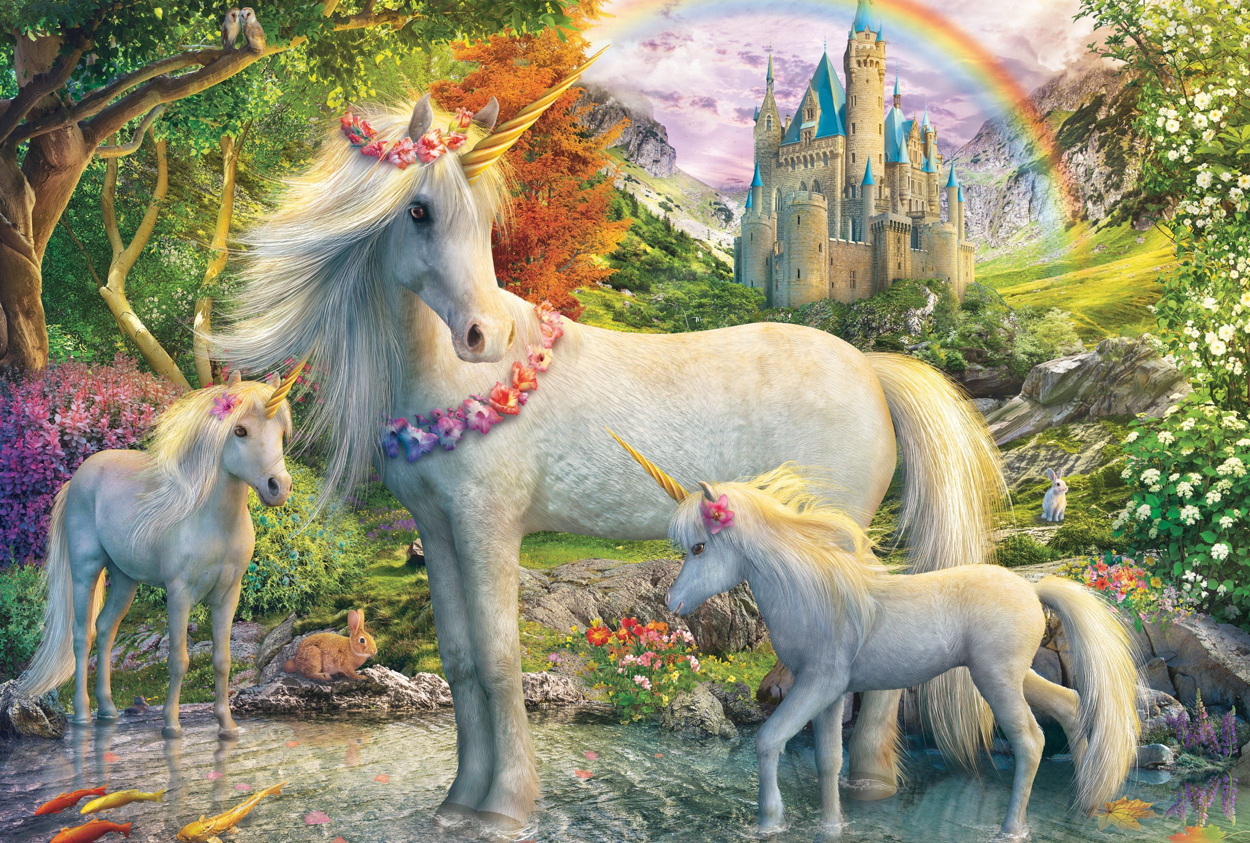 Image secondaire de Puzzle La Licorne et Ses Poulains - 200 Pièces - Schmidt Spiele
