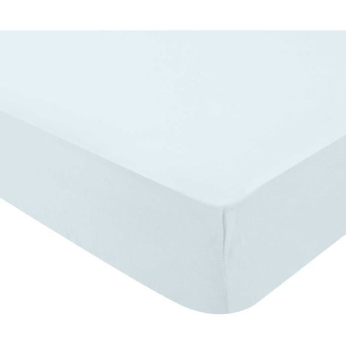 Image secondaire de Drap housse - DOMIVA - 60 x 120 cm - Jersey - Light blue