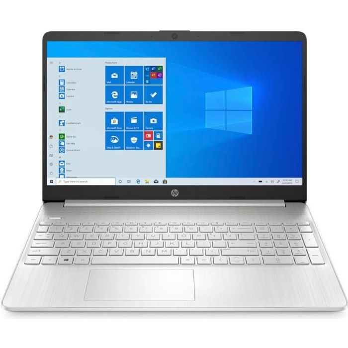 PC Portable HP 15s-fq2035nf - 15 FHD - Intel Core i3-1115G4 - RAM 8Go - Stockage 256Go SSD - Windows 10S - AZERTY