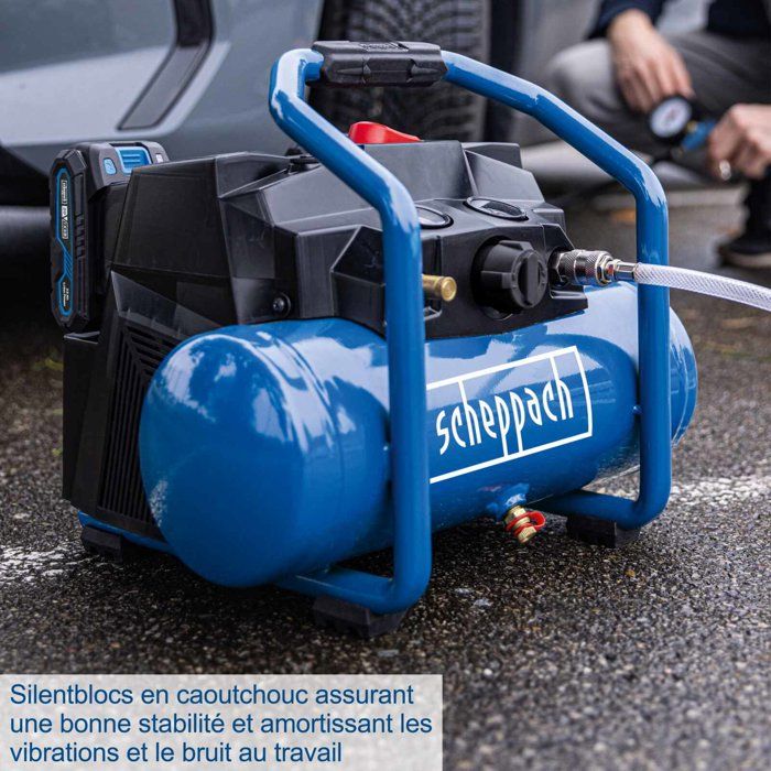 Image secondaire de Compresseur sans fil C-ACT160/6-X avec batterie 2Ah et chargeur