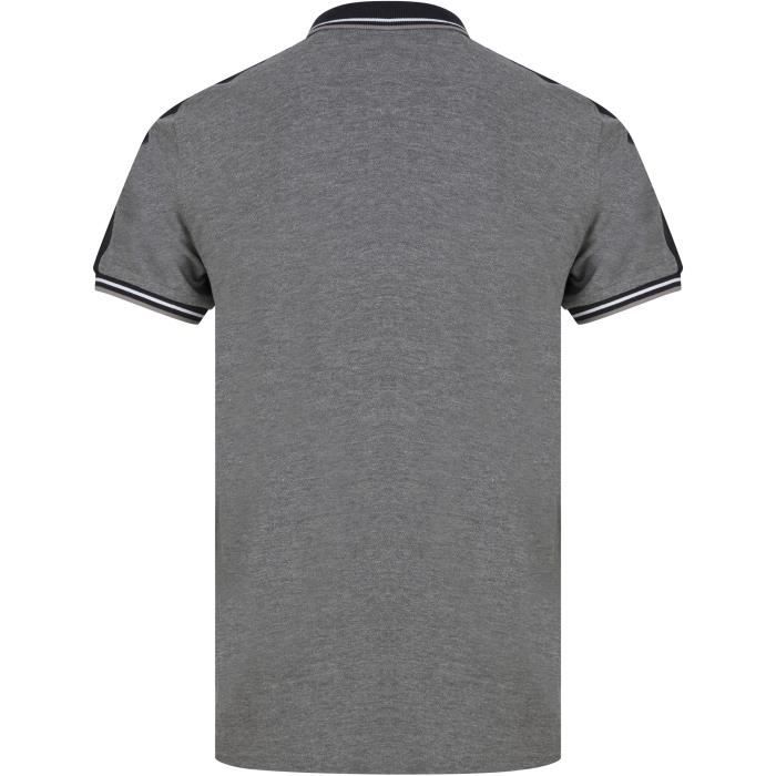 DISSIDENT Polo Piqué Gris Homme