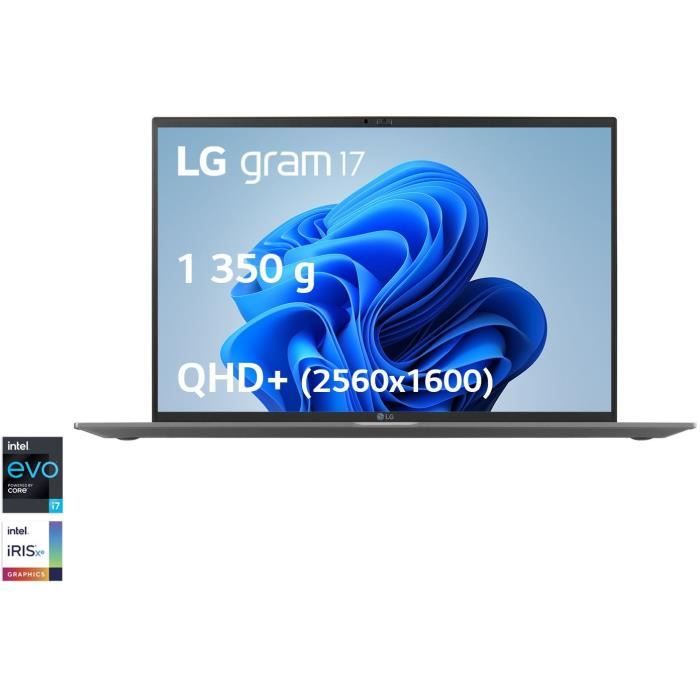 PC Ultra Portable - LG - Gram - 17Z90Q-G.AD7CF - 17 FHD+ - Corei7 - 32Go - 1To SSD - Win 11 Home Adv - AZERTY