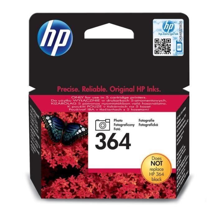 HP 364 Cartouche d'encre photo authentique (CB317EE) pour HP Photosmart C310/C5380