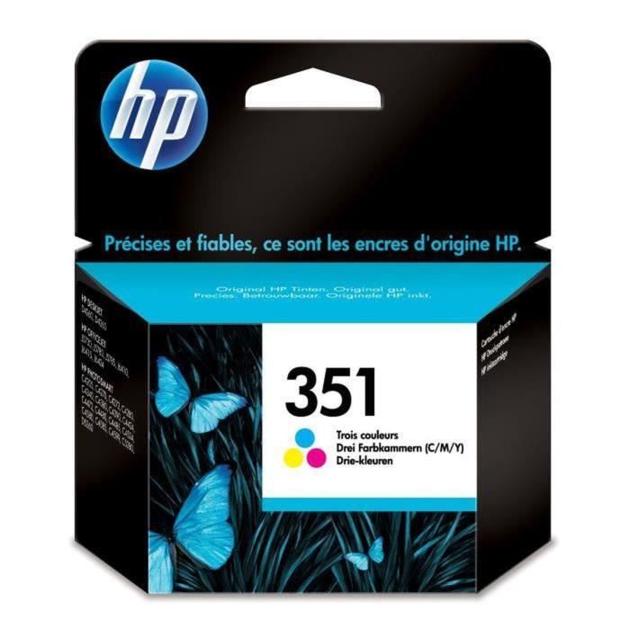 HP 351 Genuine Three-color Ink Cartridge for HP Photosmart C4380 / C4472 / C4580 / C5280 (CB337EE)