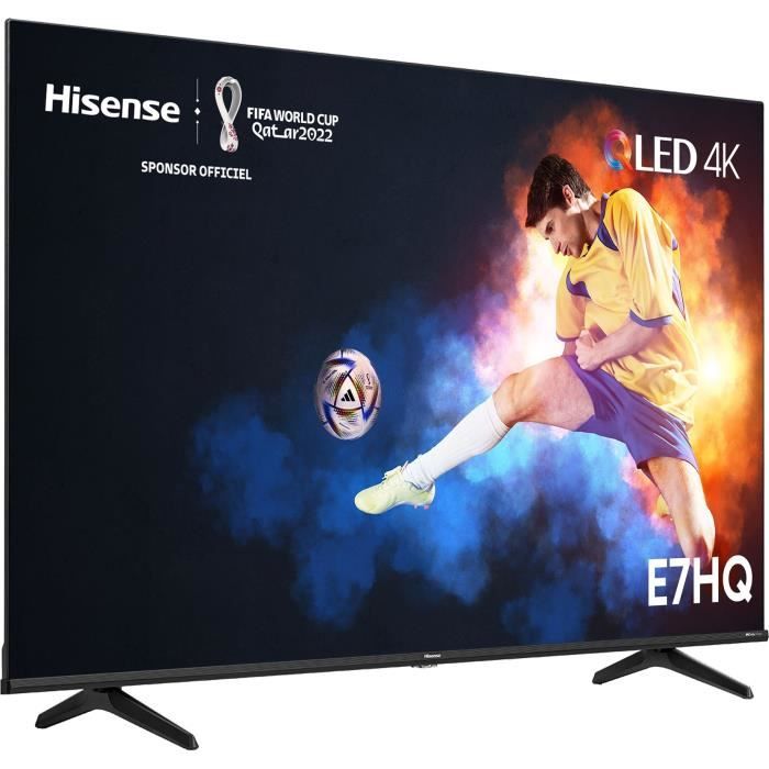 HISENSE - 43E7HQ - TV QLED - 4K - 43 (109cm) - Dolby Audio - Dolby Vision - Smart TV - 3x HDMI 2.0