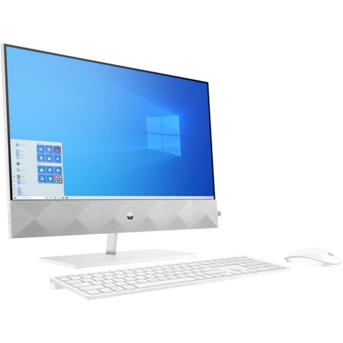 PC All-in-One HP Pavilion 24-k0027nf - 23,8 FHD - Ryzen 7 4800H - RAM 16Go - Stockage 512Go SSD + 1To HDD - W10 + Clavier Souris