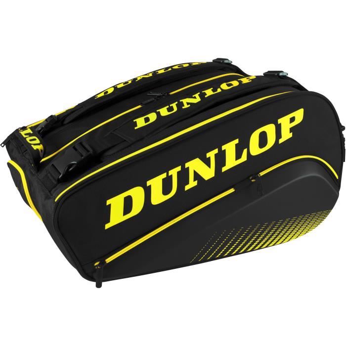 Sac de padel - DUNLOP - PALETERO ELITE Black/Yellow (Mieres)