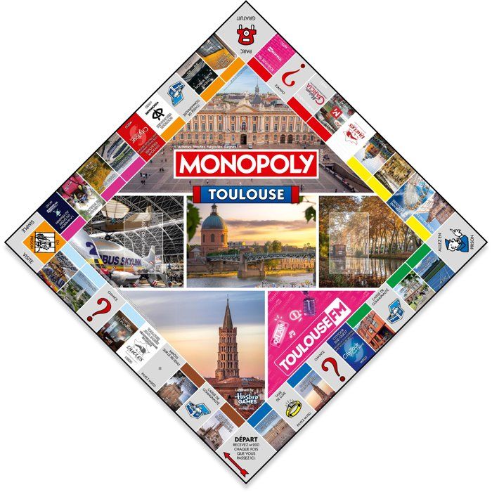 Image secondaire de Monopoly Toulouse - Jeu de société convivial pour 2 à 6 joueurs