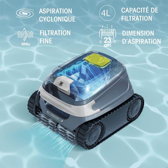 Image secondaire de Robot de piscine Zodiac CNX-Li 5220iQ pour nettoyage complet