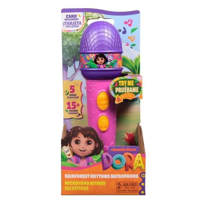 Image secondaire de Dora - Micro a fonctions - 18cm - 4 chansons et 9 sons - des 3 ans - Dora l'exploratrice