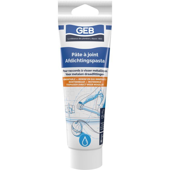 Pâte à joint GEB M30 125 ml - Étanchéité pour eau potable