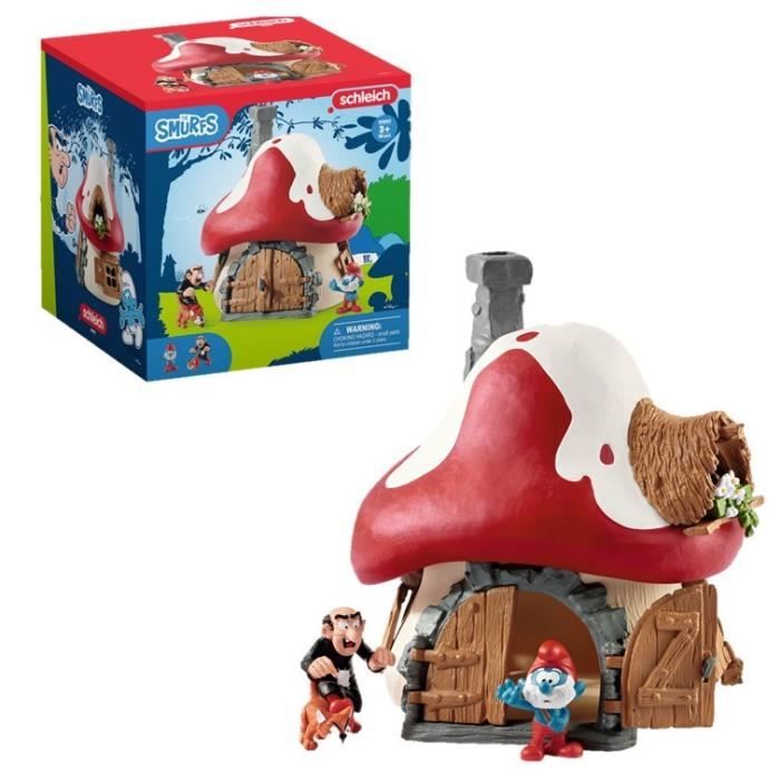 Schleich - La casa dei Puffi con 2 personaggi - 20803