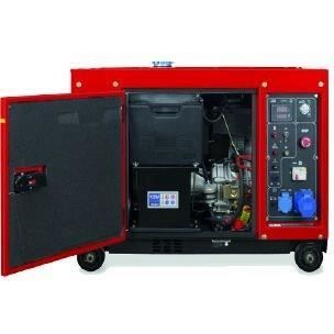 Groupe électrogène diesel silencieux 6300 W avec démarrage électrique