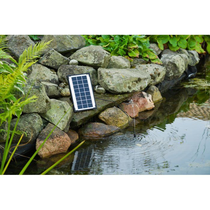 Image secondaire de Pompe Fontaine Solaire UBBINK SolarMax 250 avec Jets Volcan et Cloche