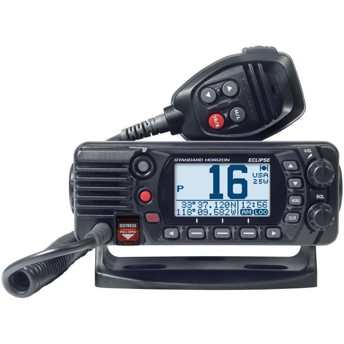STANDARD HORIZON VHF fixe GX1400E GPS DSC - Noir