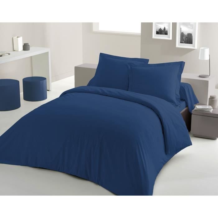 LOVELY HOME DUVET SET - 240x260 cm - 100% COTTON - BLUE